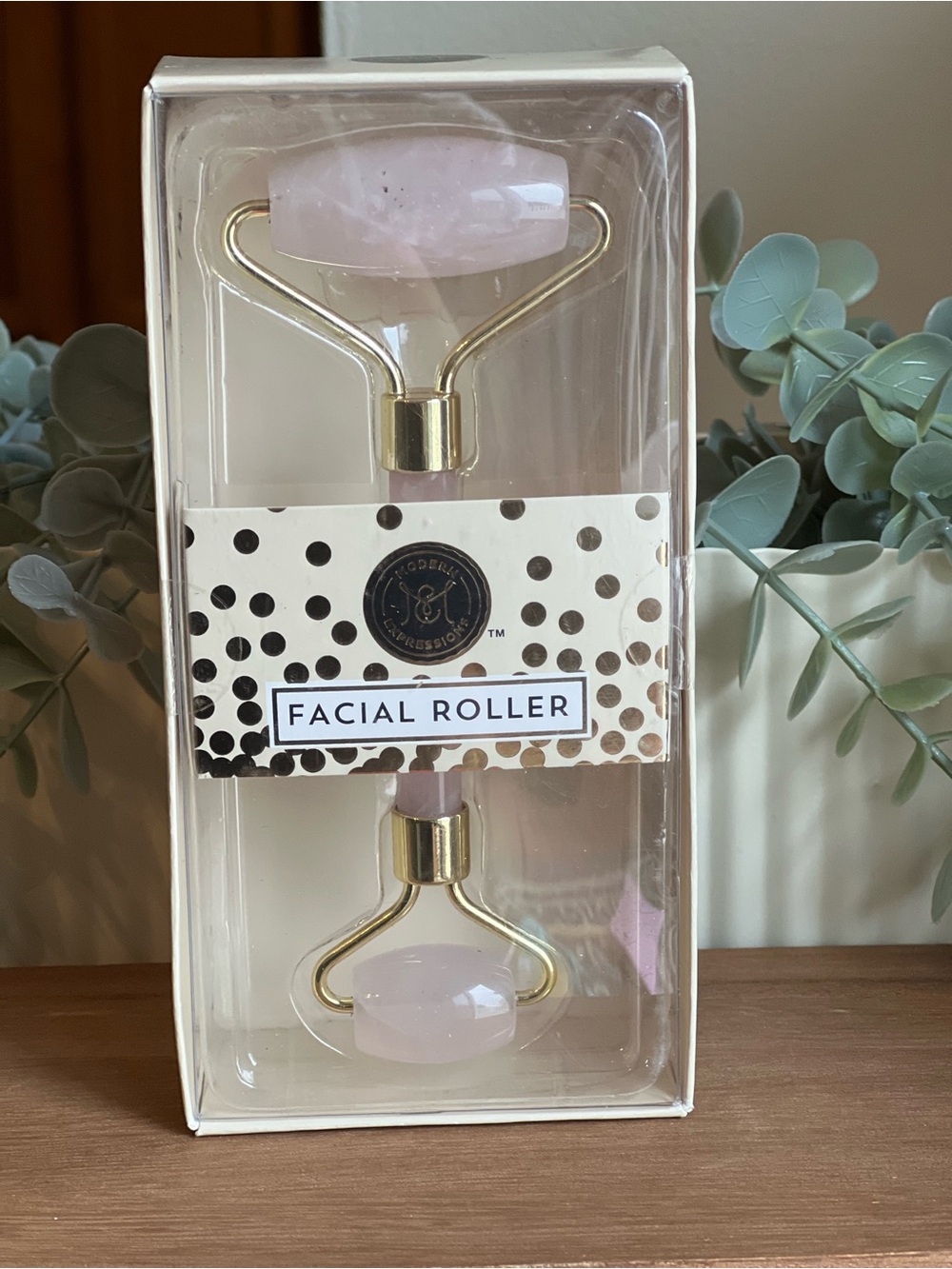 Facial Roller Rose Quartz Skin Massager